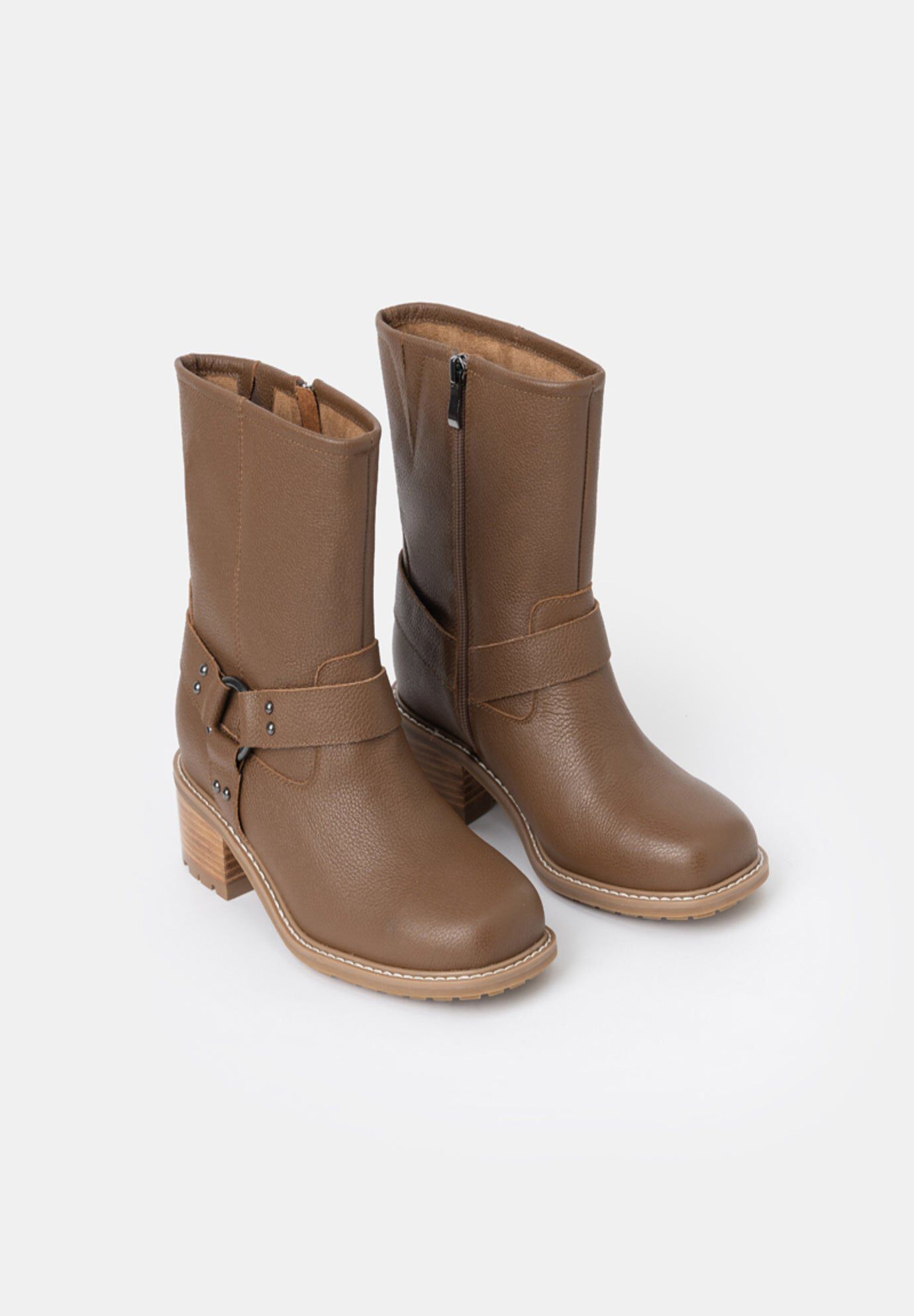 Drifter Moto Boots, Brown Sugar / Brown, alternate image number 2