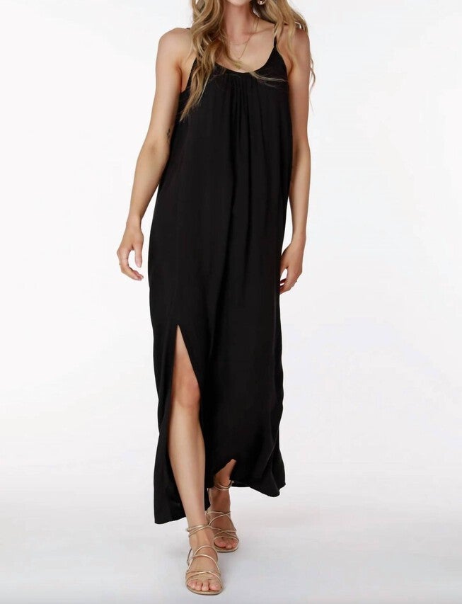 Cami Maxi Dress Black, Black / Black, hi-res image number null