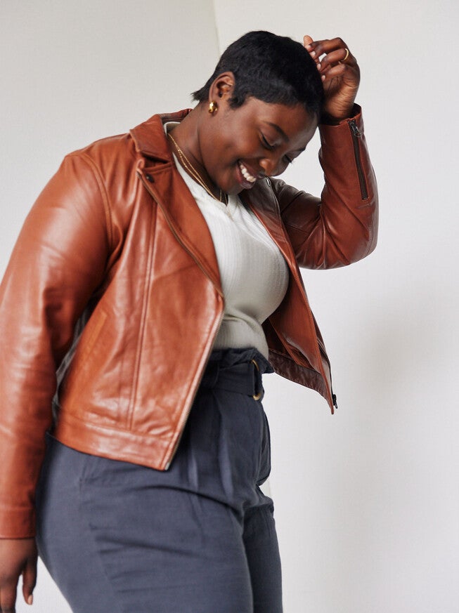 Maha Leather Jacket, Whiskey / Brown, alternate image number 1