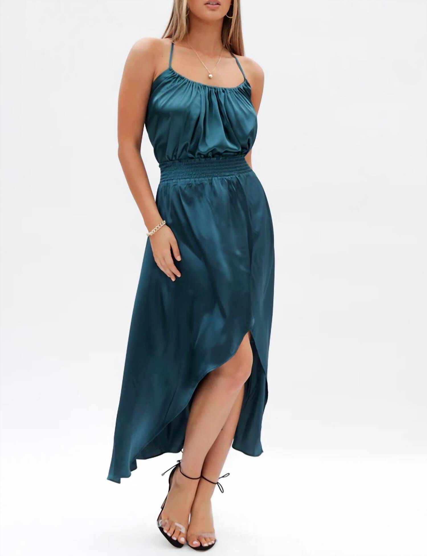 ANISE MIDI SKIRT IN JASMINE, Jasmine / Royal Blue, hi-res image number 0