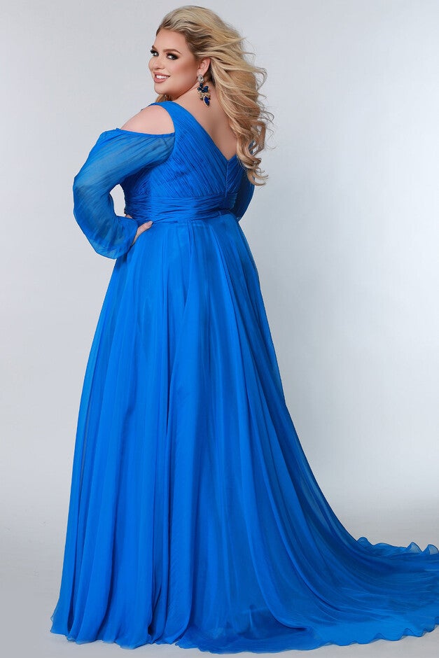 LANCER EVENING GOWN, Bluejay / Royal Blue, alternate image number null