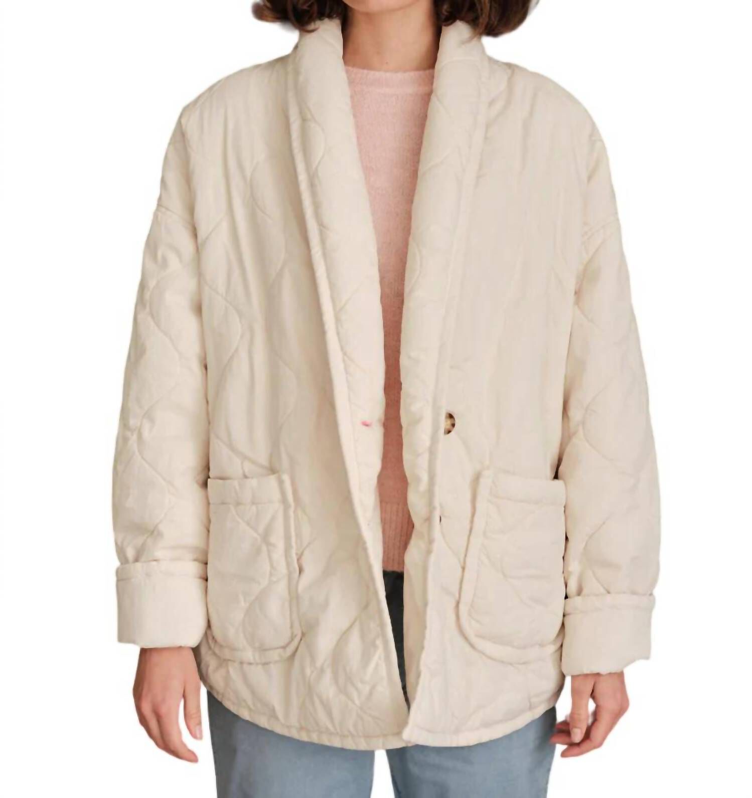 OVERSIZED QUILTED JACKET | Dia & Co