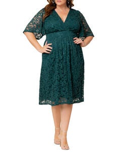 Starry Sequin Lace Cocktail Dress