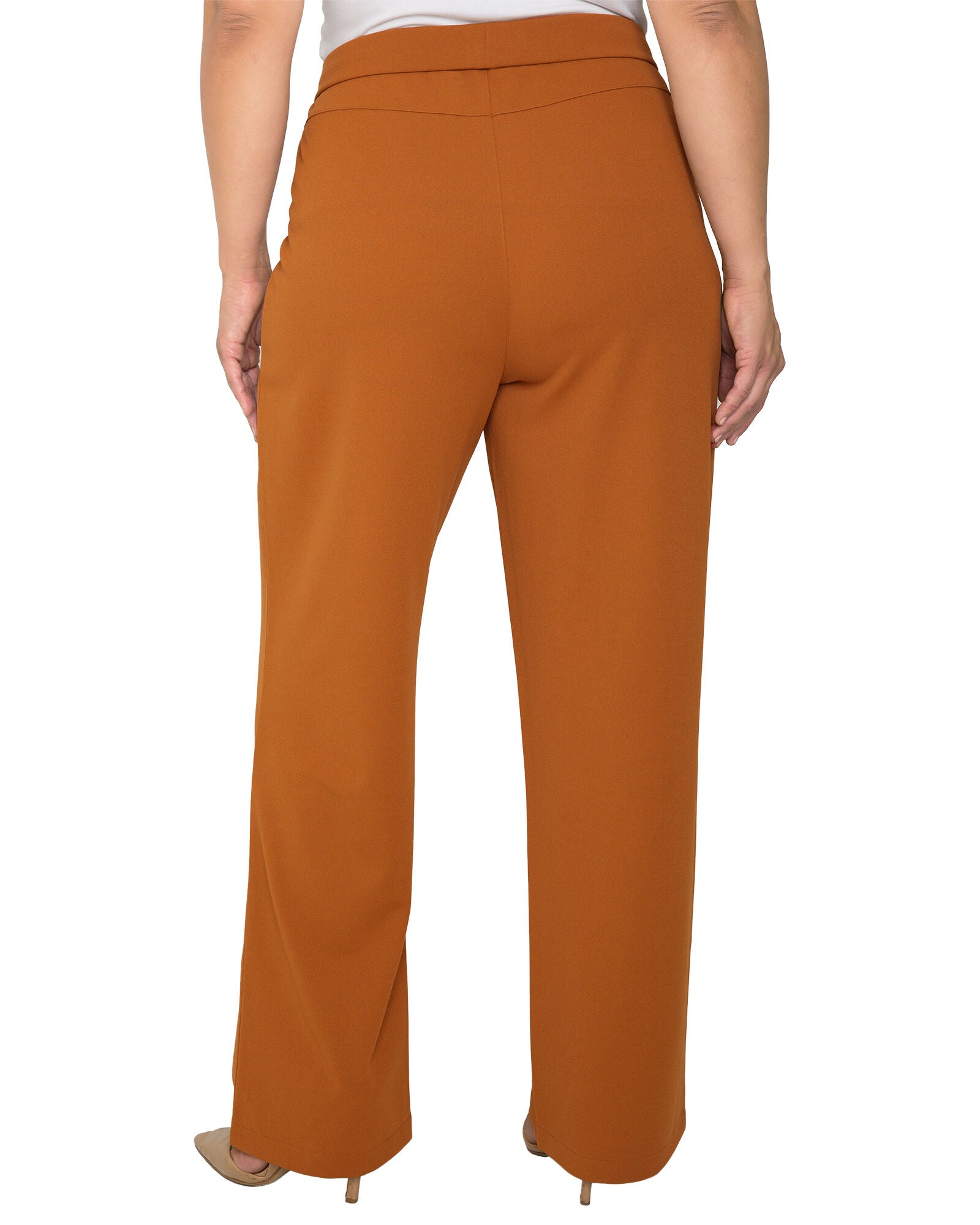 Plus Size Mona High Waist Stretch Crepe Pants, , alternate image number 6