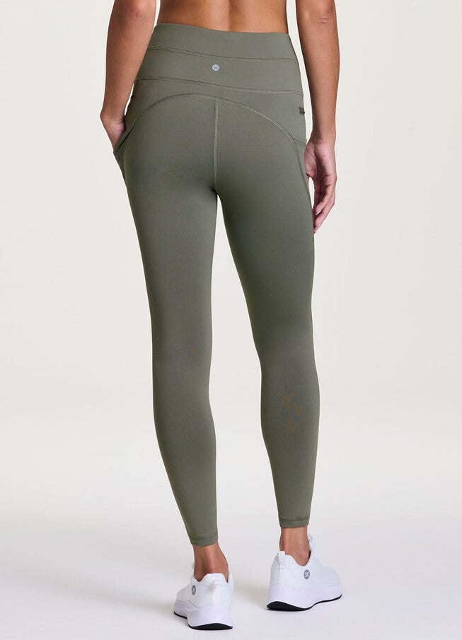 Plus Prime Hit The Road Fleece Legging, Mulled Basil / Sage Green, alternate image number 2