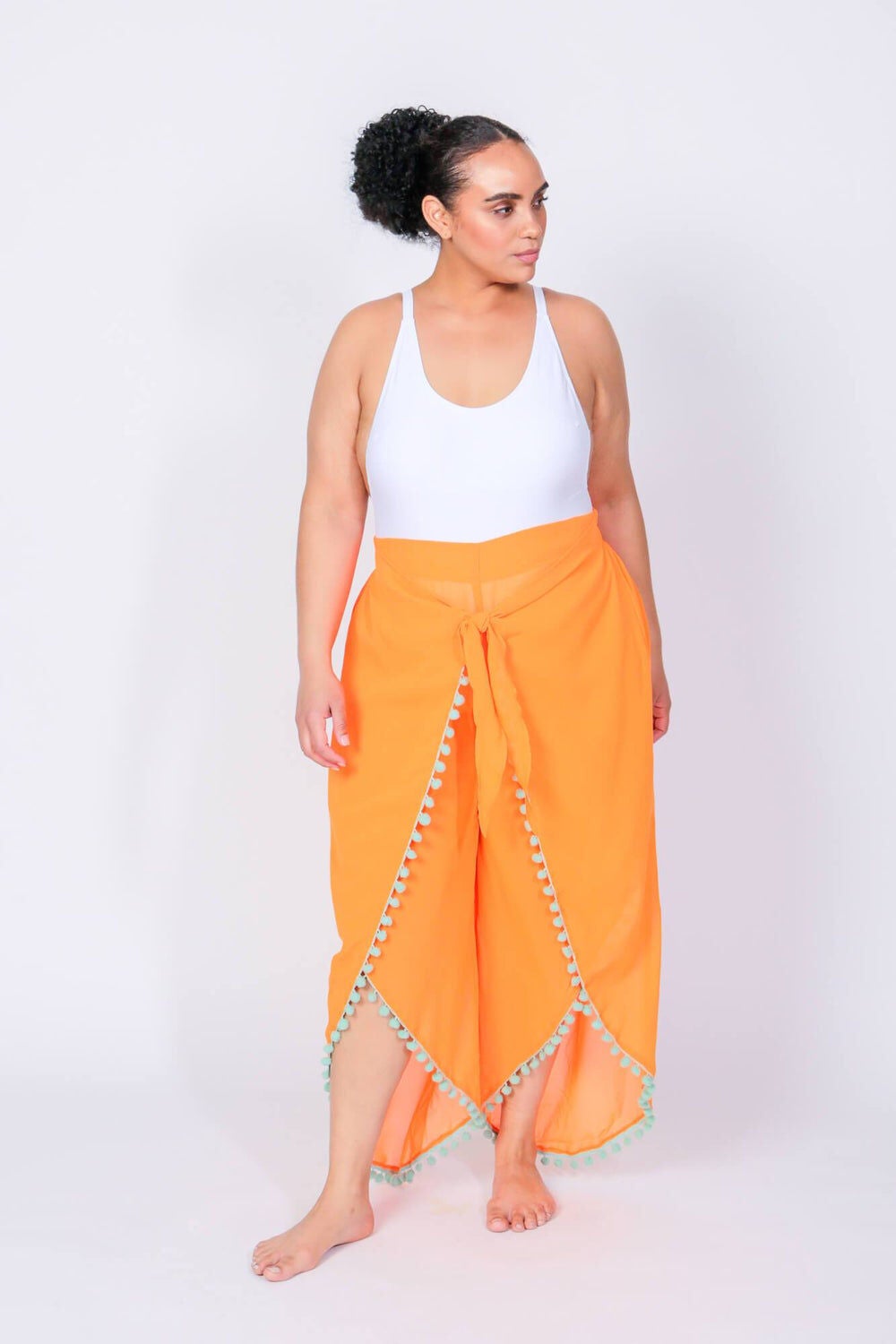 Earth Pants, Vermillion Orange / Orange, alternate image number 2