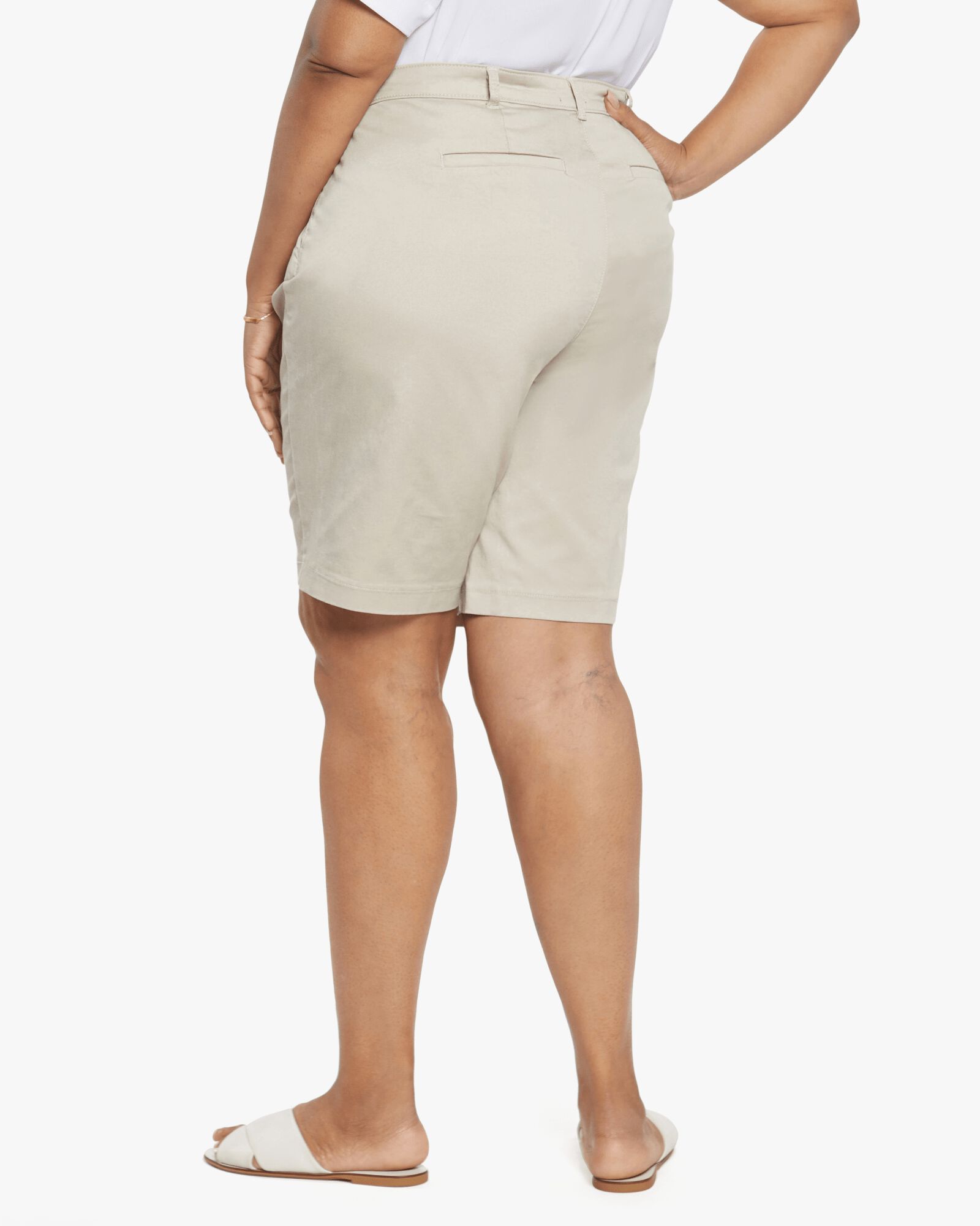 Nancy Bermuda Short, Feather / Tan, alternate image number 1