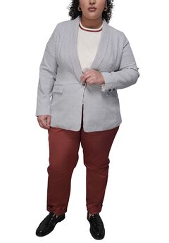 The Empower Seersucker Tux Blazer