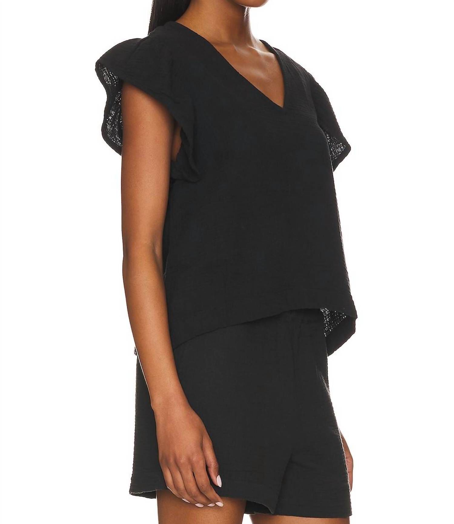 LELA TOP IN BLACK, , alternate image number 4