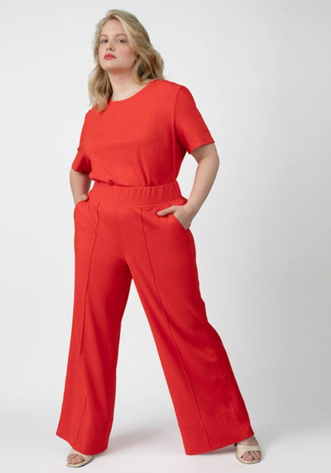 COOLROSE™ LUXE WIDE LEG PANT, Poppy / Red, alternate image number 1