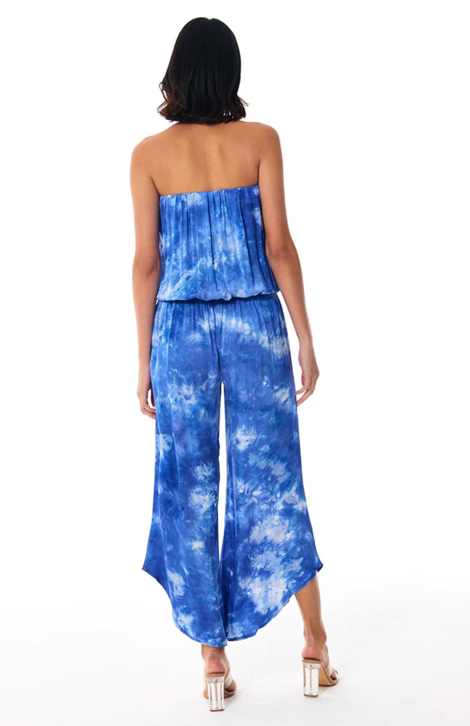 AVAIANA JUMPSUIT, Mazarine / Azure Blue, alternate image number 2