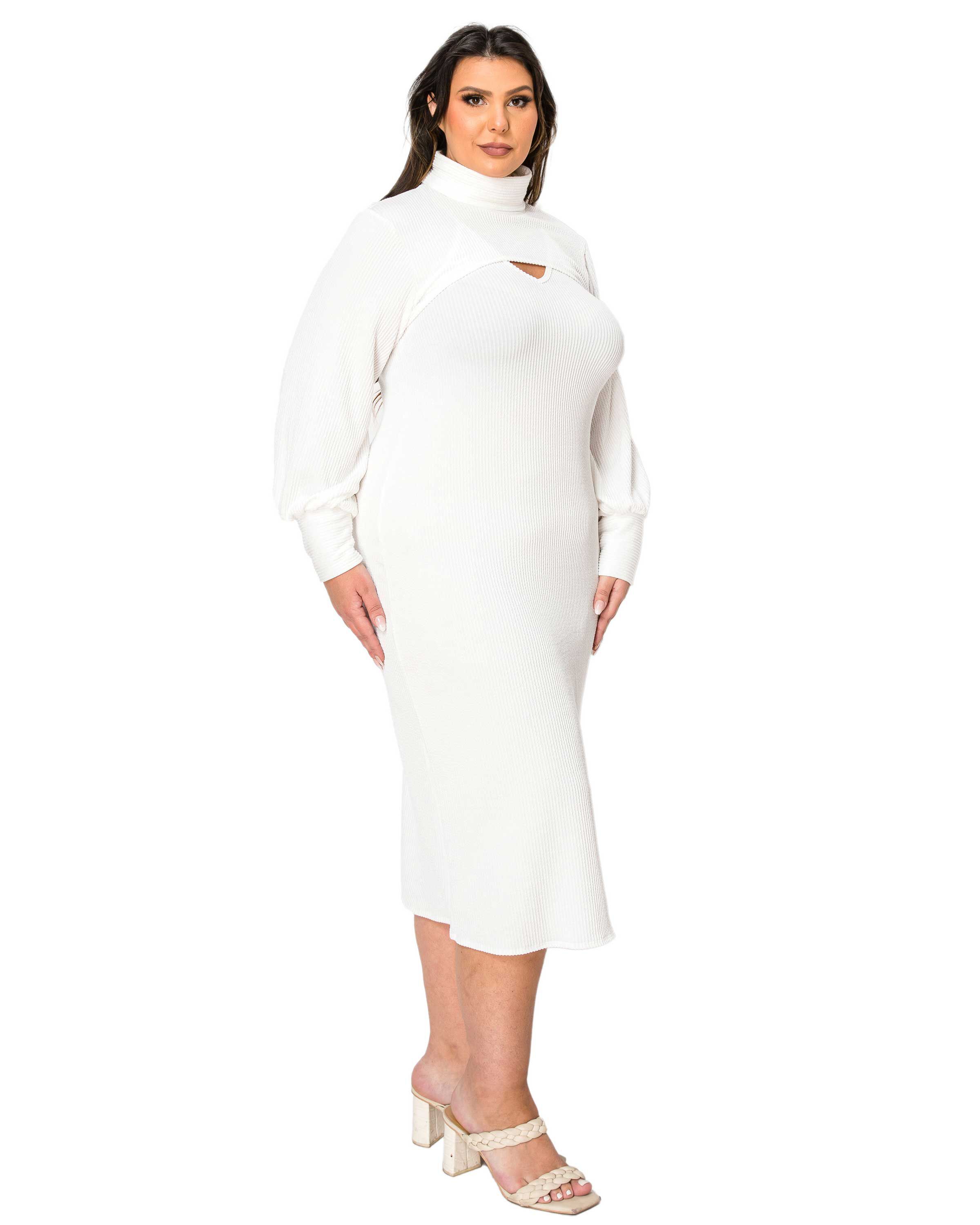 ASTER TWO PIECE SWEATER DRESS SET, Ivory / Ivory, alternate image number 1