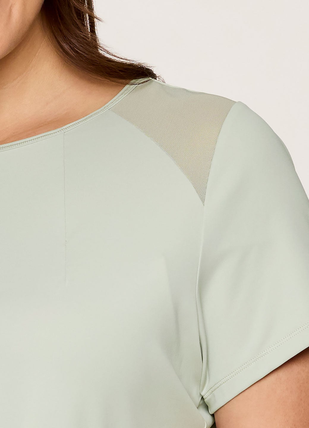 Plus On The Run Tee, Green Tea / Sage Green, alternate image number 3