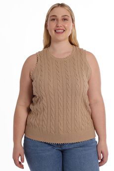 Cotton frayed edge cable tank