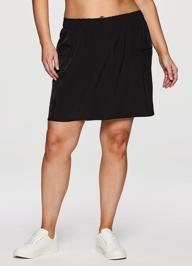 Plus On Course 19 inches Skort, Black / Black, alternate image number 4