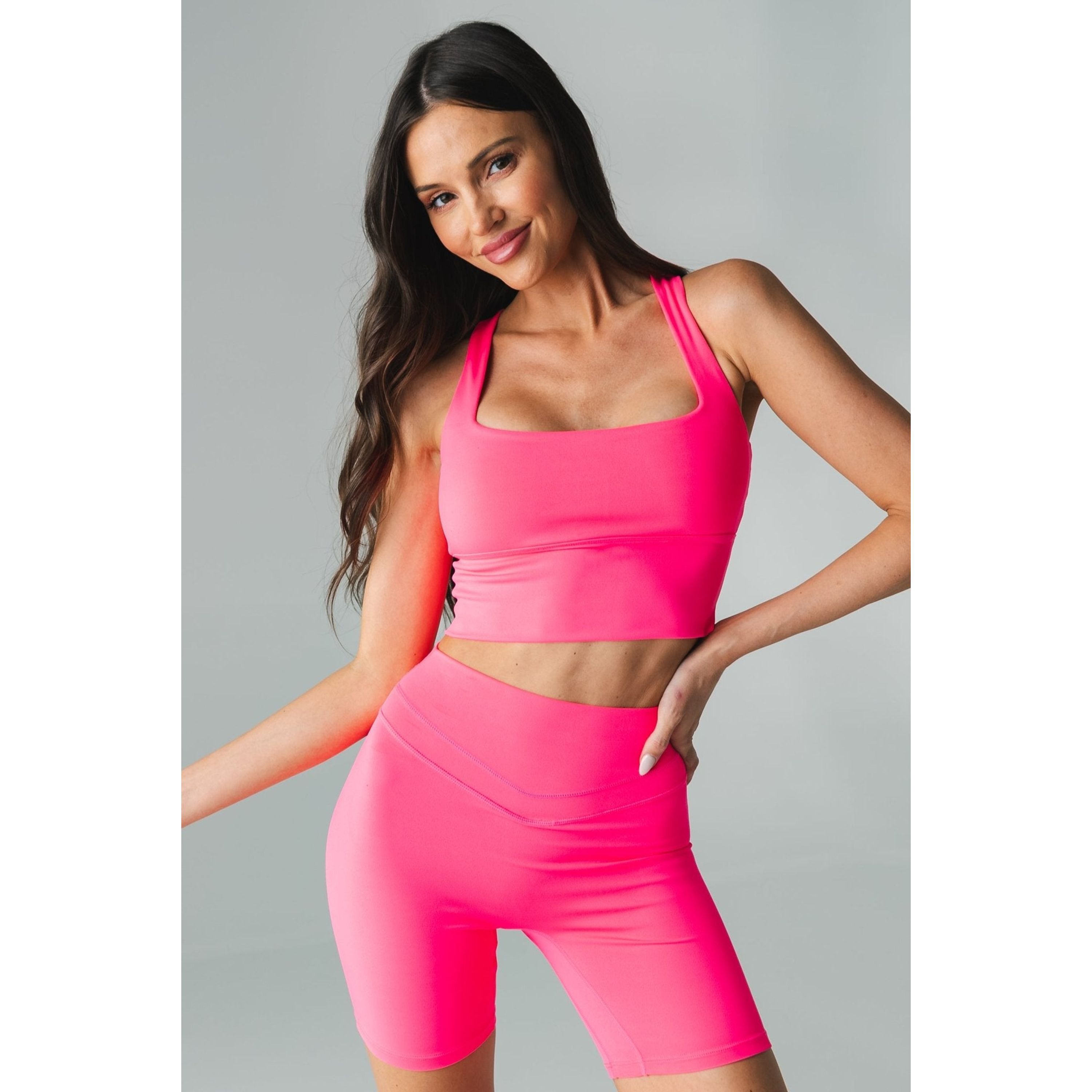 Pulse Racer Longline, Neon Pink / Pink, hi-res image number 0