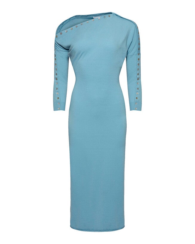 'Jeevika' Dress, Hurricane Blue / Light Blue, hi-res image number null
