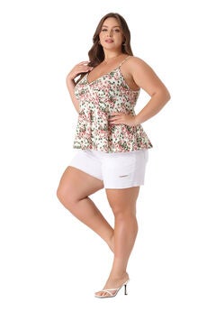 Casual Cami Spaghetti Strap V Neck Sleeveless Top