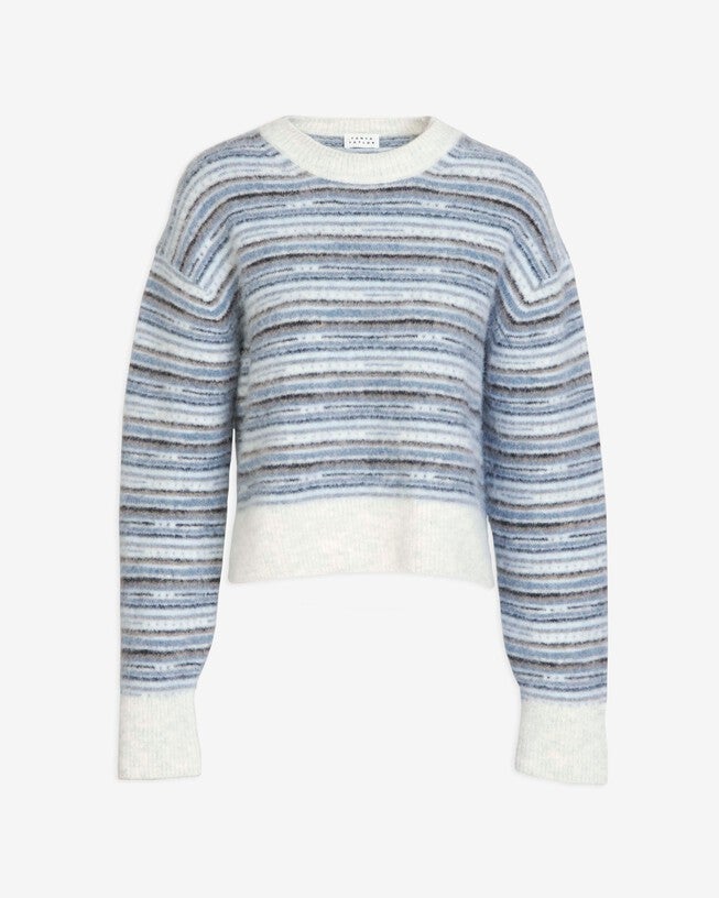 Drew Sweater, Slate Blue Multi / Dusty Blue, hi-res image number 0