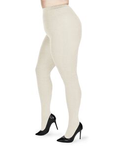 Brooklyn Flat Knit Cotton Blend Sweater Tights
