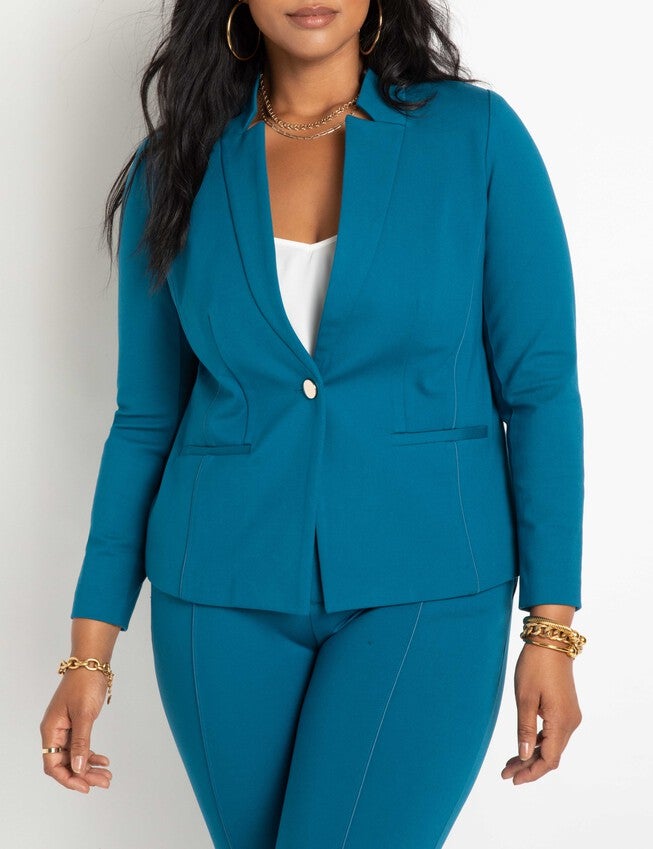 The Ultimate Stretch Suit Blazer, Moroccan Blue / Cornflower Blue, hi-res image number 0