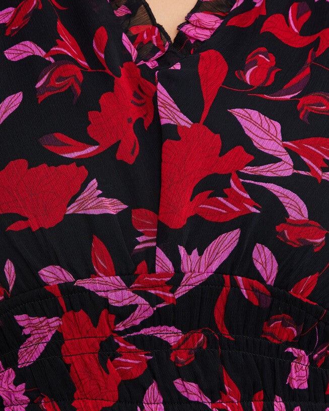 Mystique Floral Mini Dress, PRINT / Pink, alternate image number 3