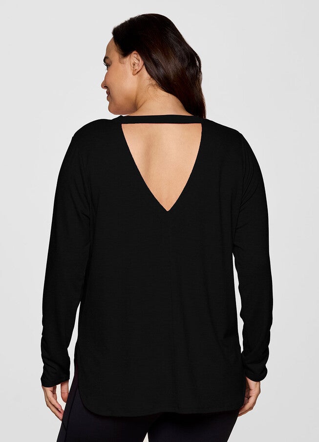 Plus No Sweat Pullover, Black / Black, hi-res image number 0