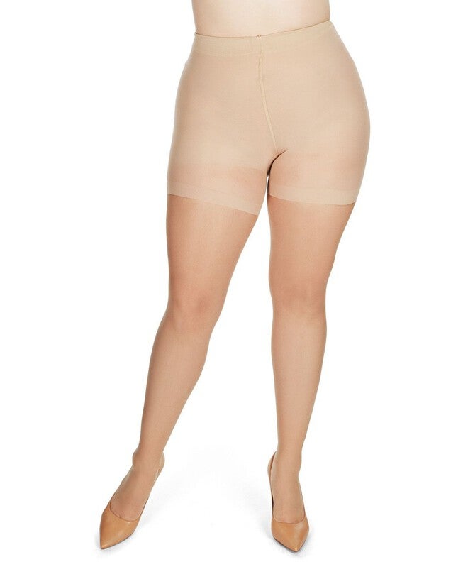 Crystal Sheer Shaper Control Top Tights, , alternate image number 2