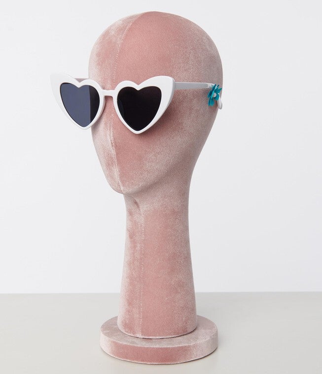 White Heart Sunglasses, , alternate image number 5