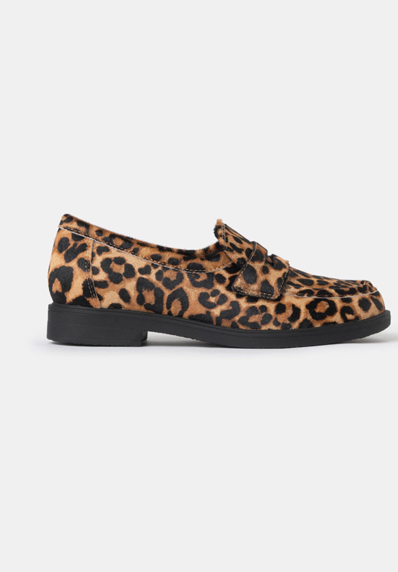 Reese Low Heel Classic Loafers, Leopard Print / see-description, hi-res image number 0