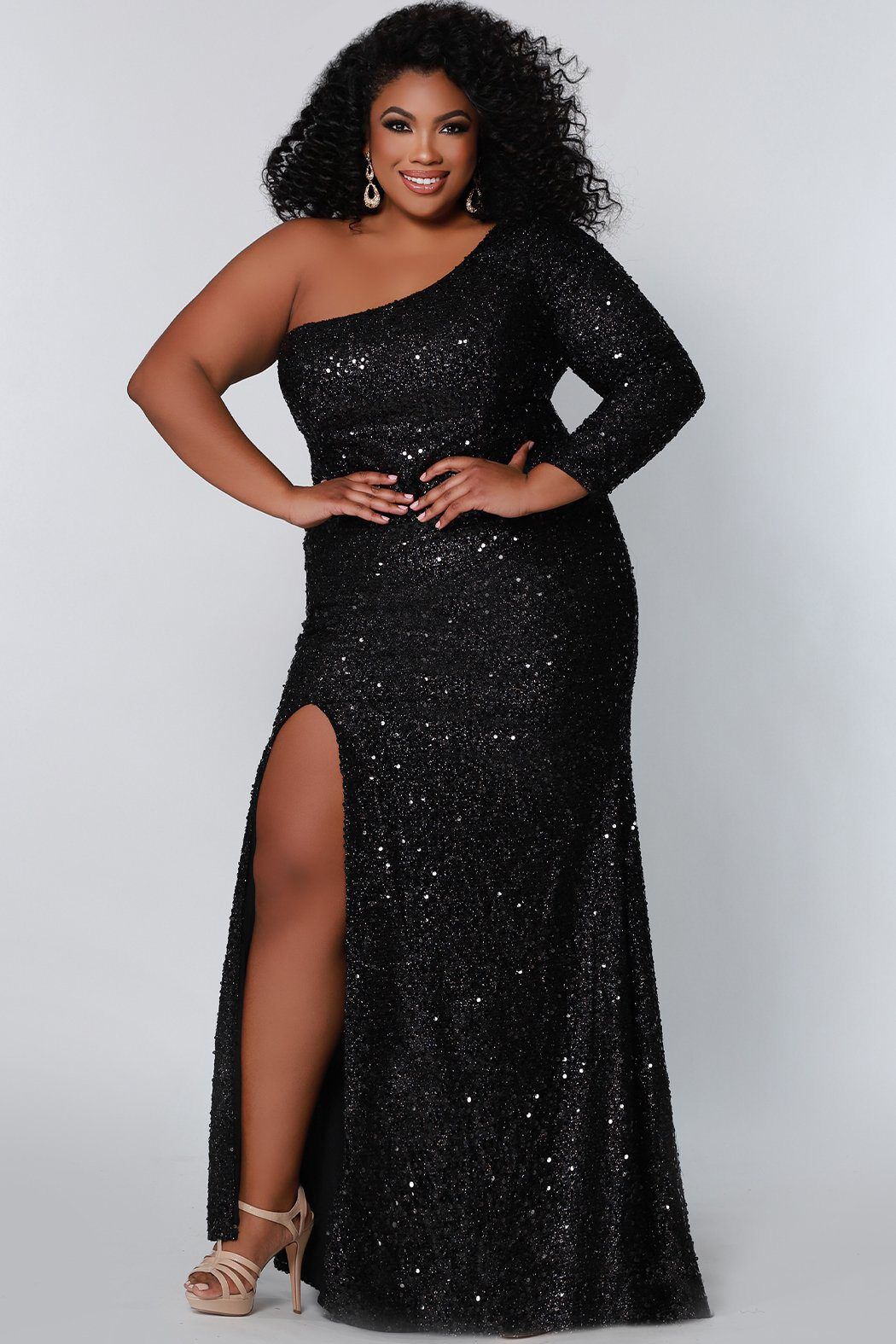 FLAWLESS FORMAL DRESS, Onyx / Black, hi-res image number 0
