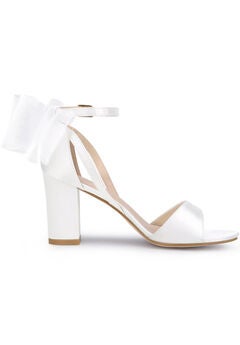 Bow Shoes Chunky Heels Sandals