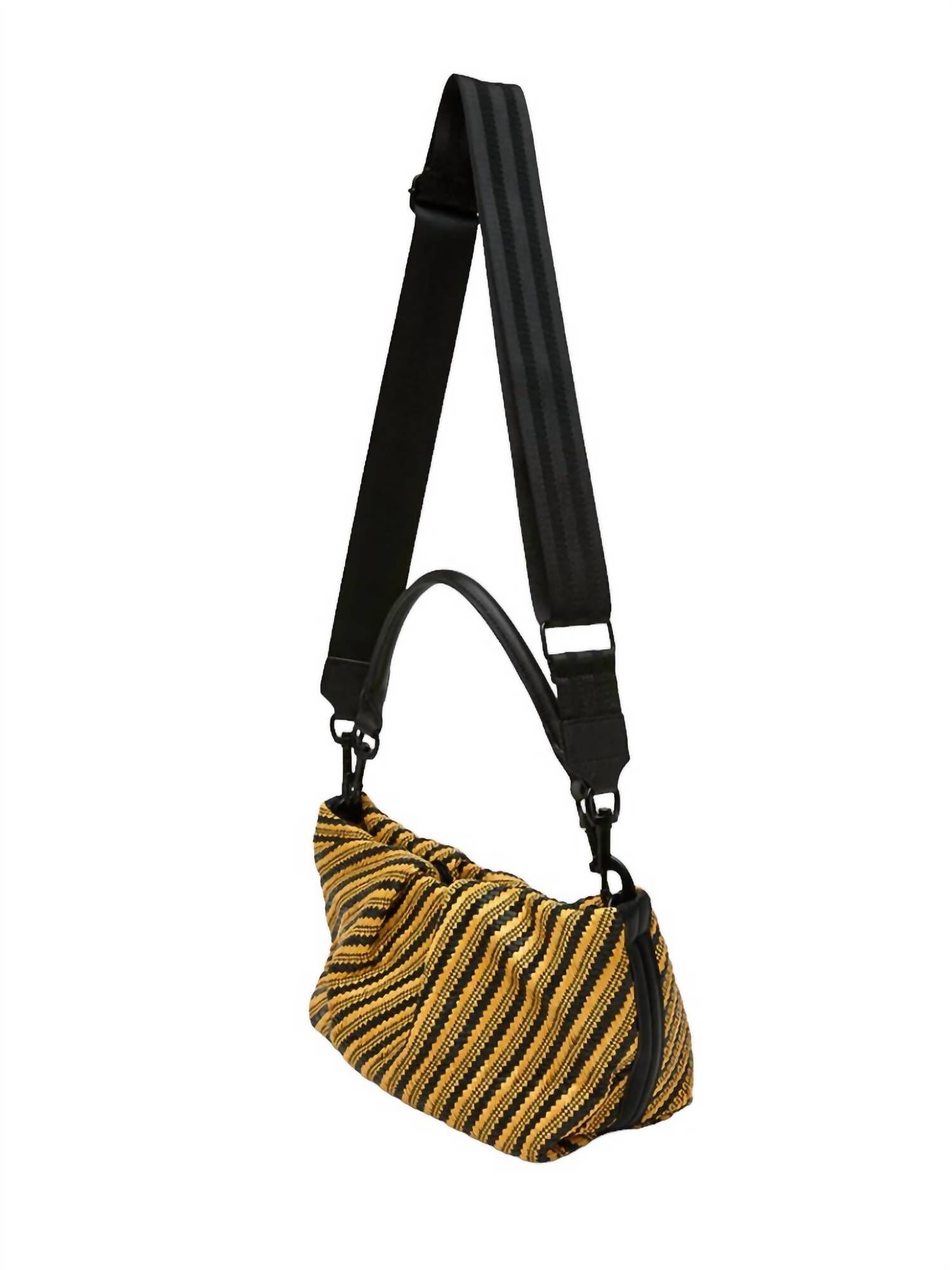 Savannah Diagonal Stripe, Dune Raffia Stripe / Brown, alternate image number 4
