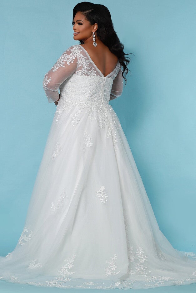 Skye Wedding Dress, Ivory / Ivory, alternate image number null