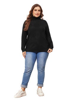 Lightweight Long Sleeve Turtleneck Pullover Sweater