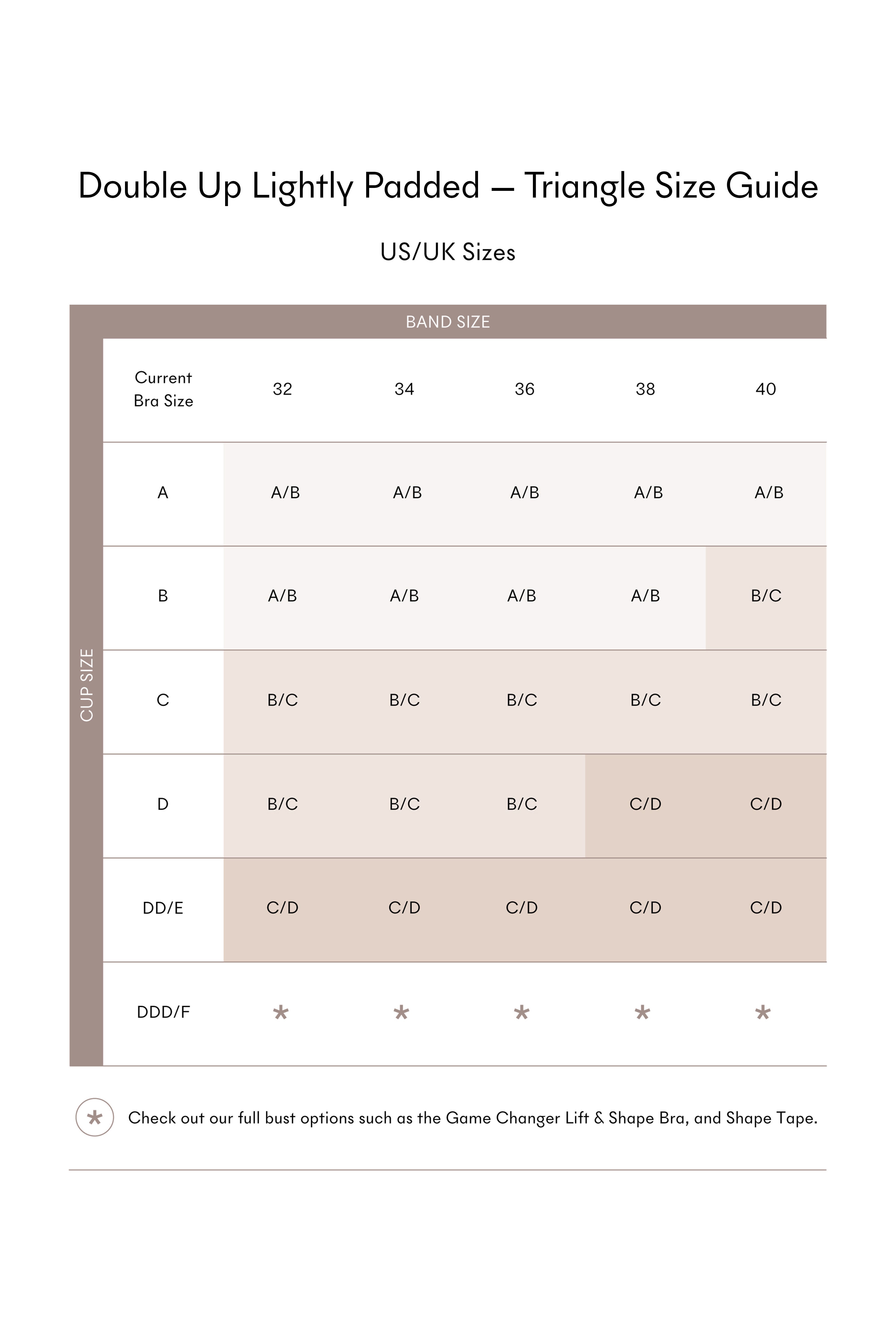 Double Up Light-Boost Double-Sided Adhesive Inserts (Triangle), No 3 Buff / Beige, alternate image number 3