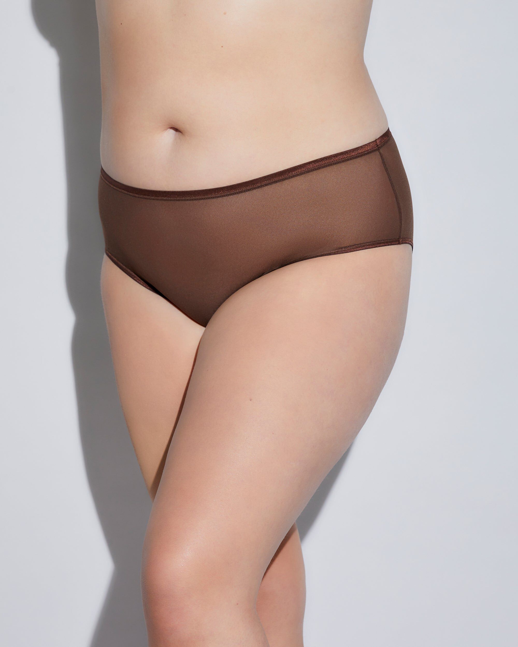 Confidence Boyshort Panty, Uno / Brown, hi-res image number 0