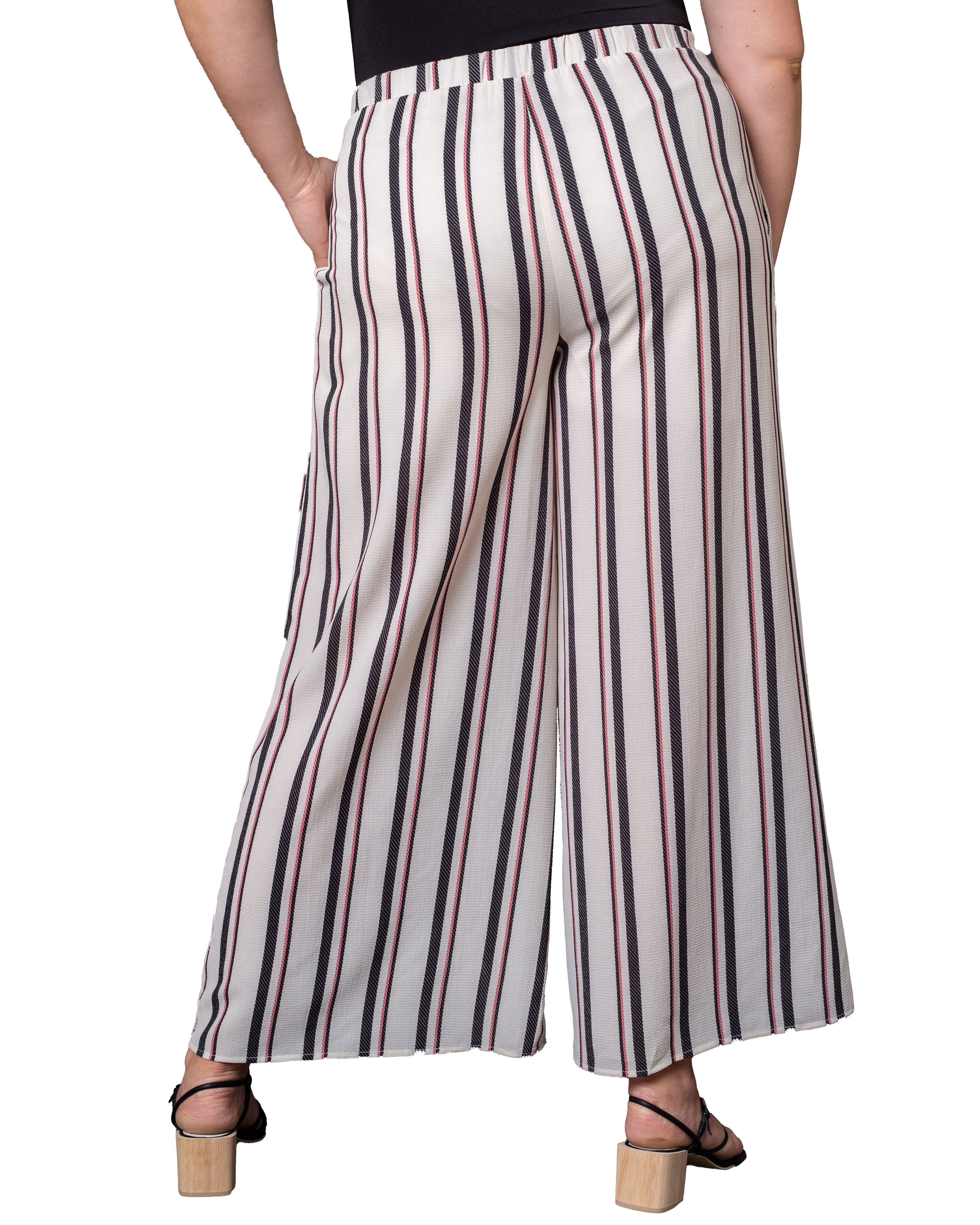 Nolita Striped Wide Leg Pants, , alternate image number 4