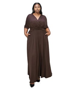 Raffi Empire Waist Pocket Maxi Dress