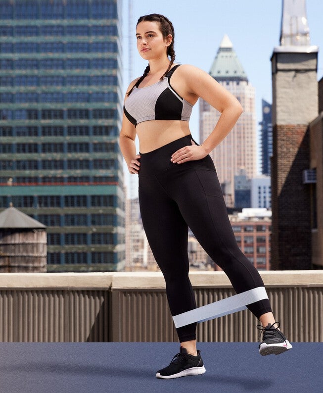 Custom Control Sports Bra, BlackGray / Black, alternate image number 3
