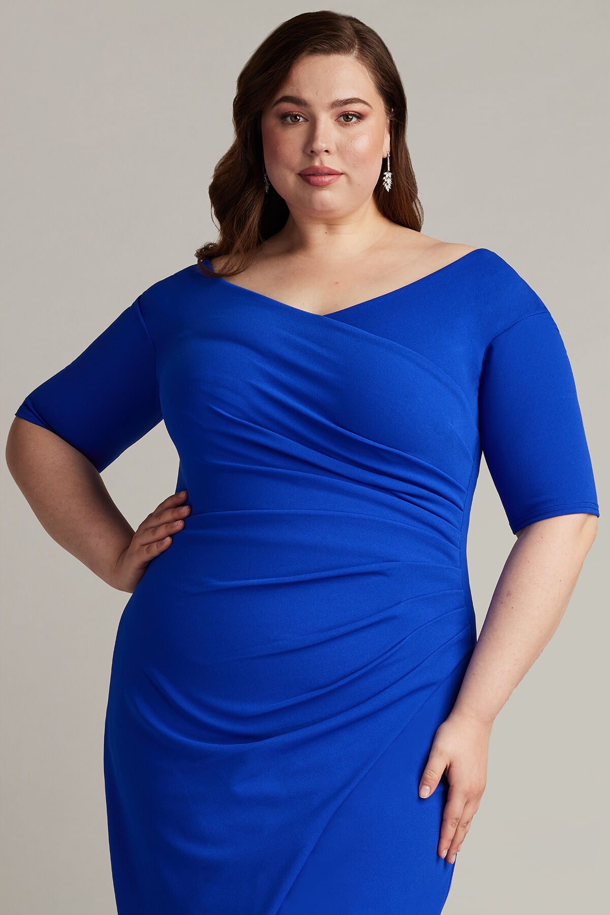Adi Textured Crepe Dress, MYSTIC BLUE / see-description, alternate image number 4