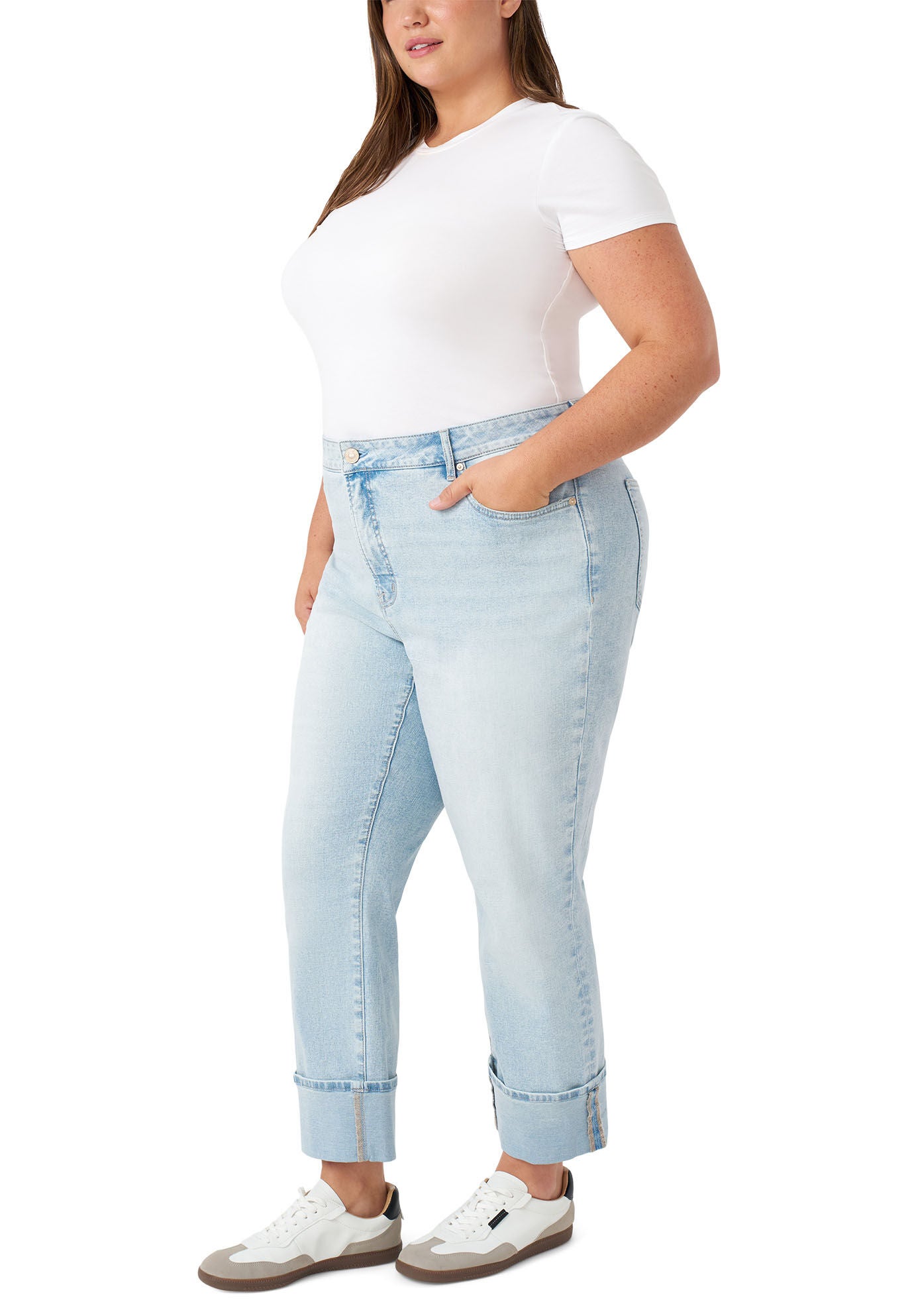 Vintage Straight Cuff Jean, Free Spirit / Light Wash, alternate image number 1