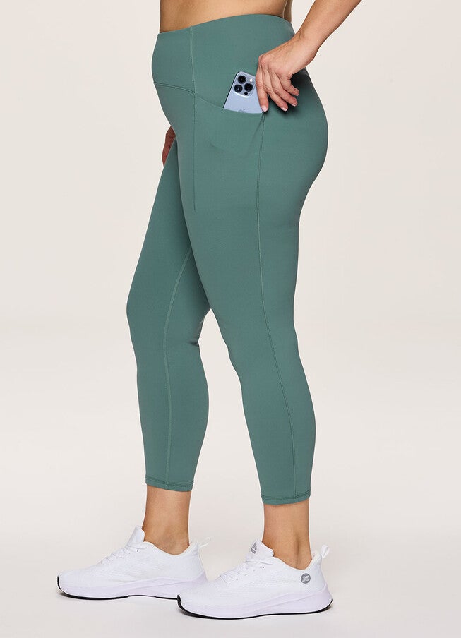 Plus Power Play Tech Flex 7/8 Legging, Sea Green / Sage Green, alternate image number null