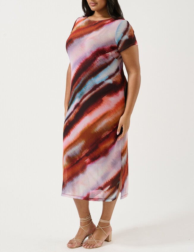 Sunshine Radiant Dress, Print / Pink, alternate image number 3
