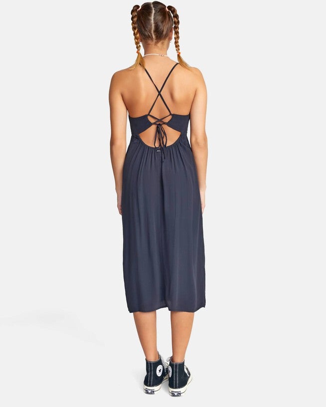 NO JUDGEMENT MIDI IN BLACK, Black / Black, alternate image number null