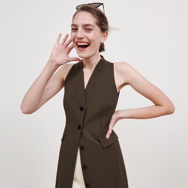 Cassandra Dress - OrigamiTech, Olive / Olive Green, alternate image number 3