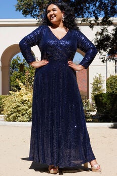 UPTOWN EVENING DRESS