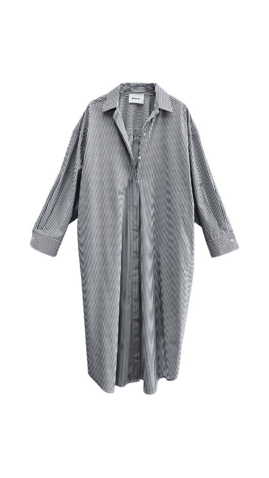 MIA OVERSIZED SHIRT DRESS, Black / Black, hi-res image number null