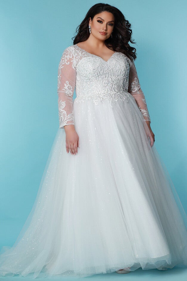 Louisa Wedding Dress, Ivory / Ivory, hi-res image number 0