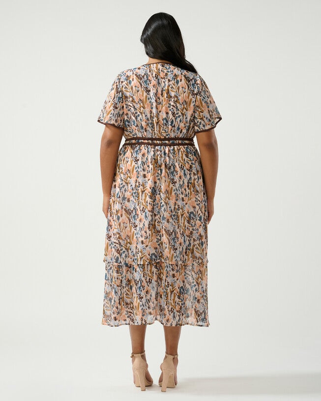 Bellarosa Dress, Coral Reef / Pink, alternate image number null